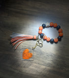 Basketball Keychain Wristlet