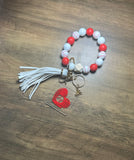 Baseball Keychain Wristlet