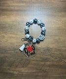 Dog Dad Wristlet Keychain