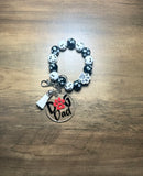 Dog Dad Wristlet Keychain