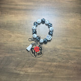 Dog Dad Wristlet Keychain