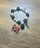 Dog Mama Wristlet Keychain