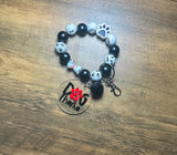 Dog Mama Wristlet Keychain