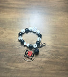 Dog Mama Wristlet Keychain