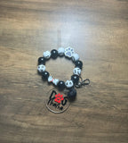 Dog Mama Wristlet Keychain