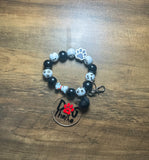 Dog Mama Wristlet Keychain