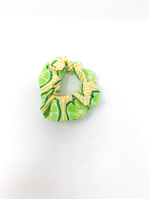 Tropical Lime Scrunchies