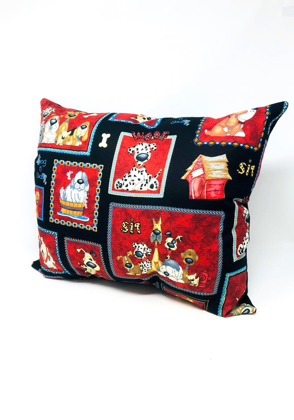 In The Dog House Throw Pillow