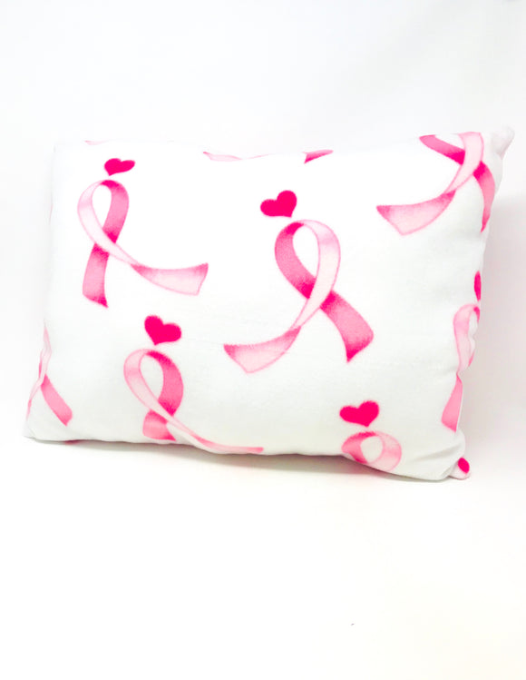 Pink Ribbon Throw Pillow