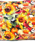 Fall Flowers Throw Pillow