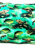 Lake Fish Throw Pillow