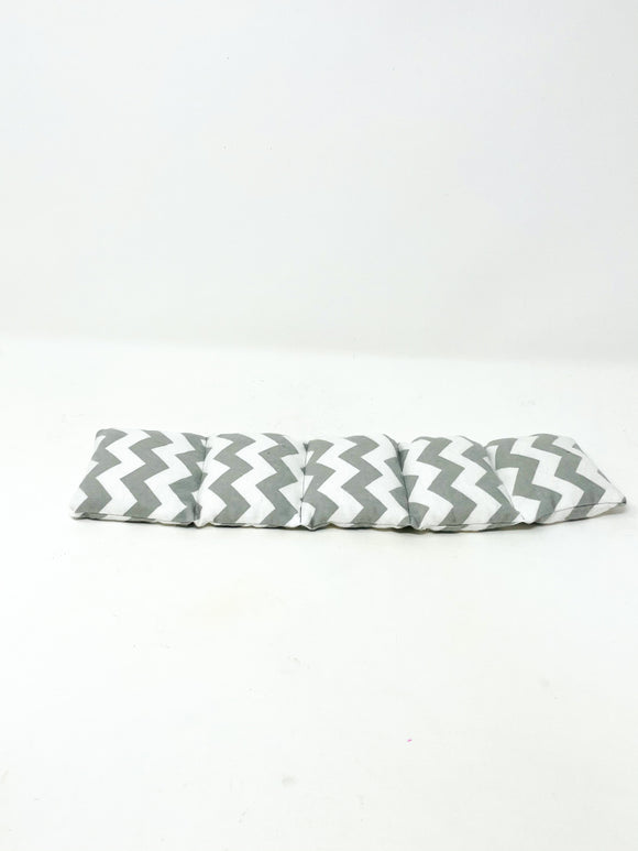 Gray Chevron - Neck Wrap