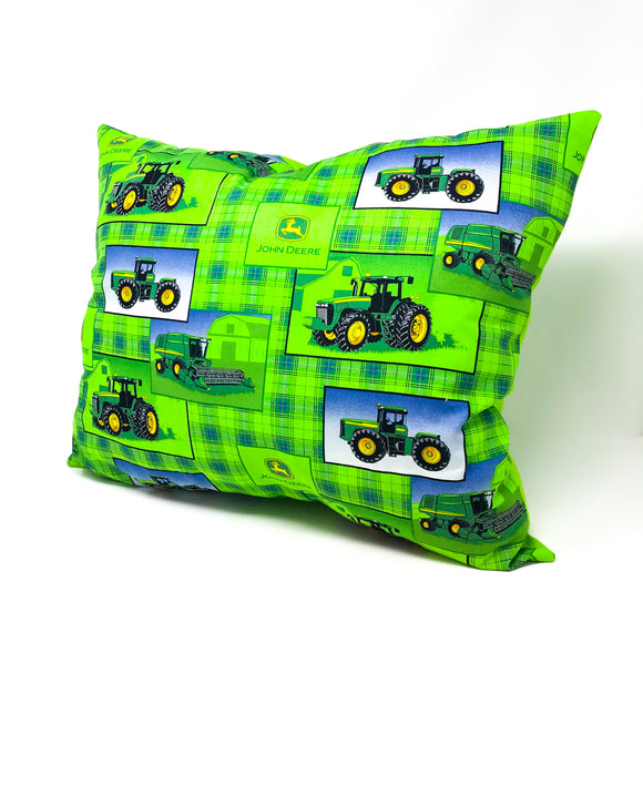 John Deere Green Throw Pillow