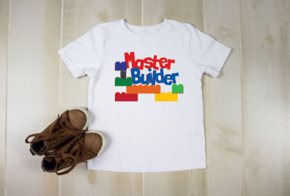 master builder lego youth toddler t-shirt