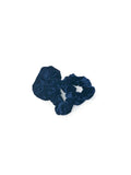 Navy Velvet Scrunchies