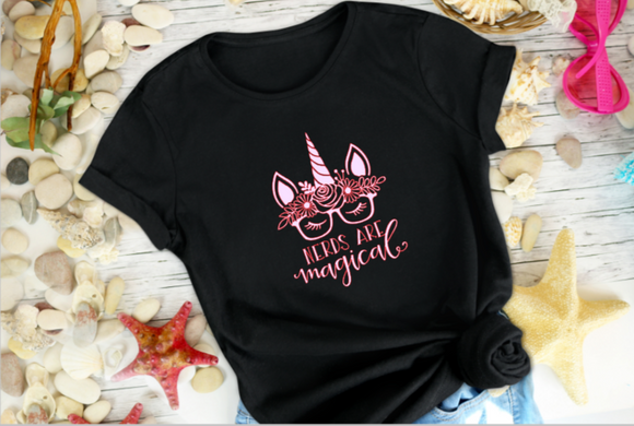 nerds are magical unicorn youth toddler t-shirt