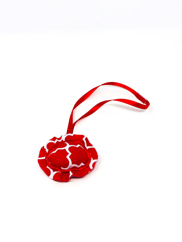 Red / White Hanging Sachet - Unscented